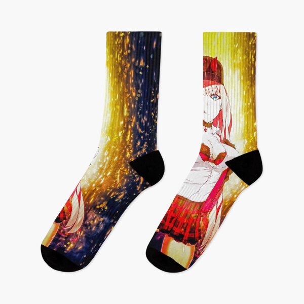 Item preview, Zero Two Darling Franxx Anime Girl Golden Bold Fiery Energetic Aura designed and sold by Tokyonomad.