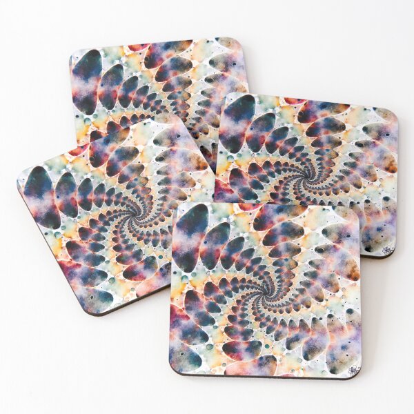 Item preview, Organic Cellular Spiral Infinite Watercolor designed and sold by LyquidAbyss.