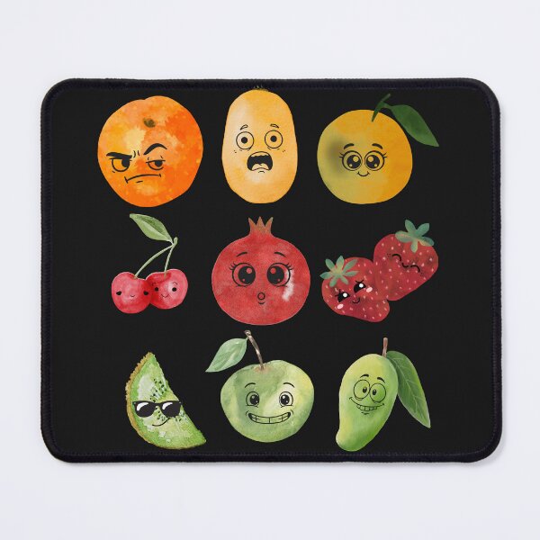 Item preview, Calamansi & Fruit Squad Stickers – Choose Your Mood Fruit Faces Watercolor Set designed and sold by MirAgi.