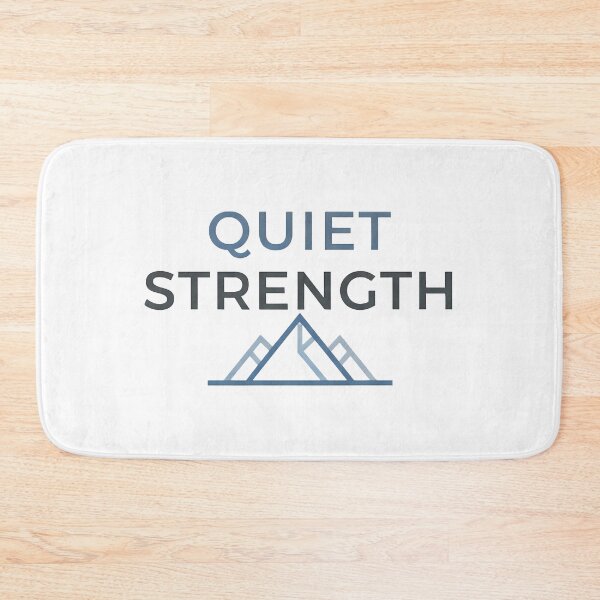 Item preview, BEST SELLER Quiet Strength Motivation USA designed and sold by Gilded Dreams.