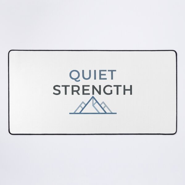 Item preview, BEST SELLER Quiet Strength Motivation USA designed and sold by Gilded Dreams.
