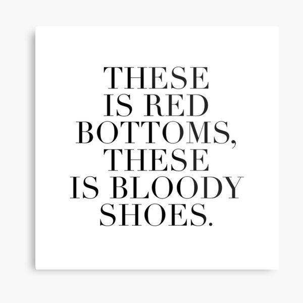 Bloody Shoes Wall Art for Sale