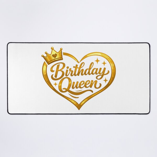 Item preview, ? Birthday Queen Design | Gold Crown Birthday Artwork designed and sold by tatajef14.