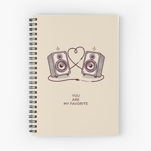 Item preview, You Are My Favorite Vintage Speakers Retro Music Connection Art designed and sold by SplashTastic.