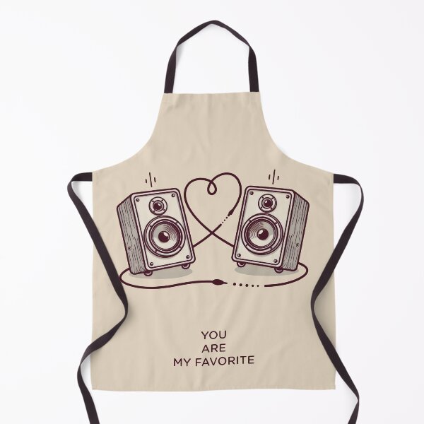 Item preview, You Are My Favorite Vintage Speakers Retro Music Connection Art designed and sold by SplashTastic.