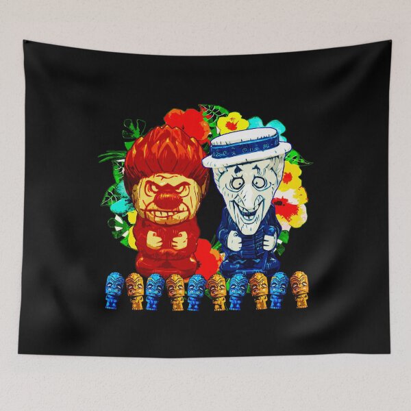 Item preview, Heat Miser Snow Miser Tiki Tropical Christmas  designed and sold by MartineLelievre.