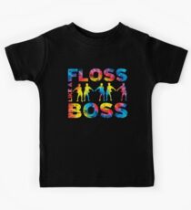 Floss Like A Boss Tie Dye Kids Tee