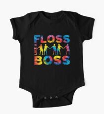 Floss wie ein Chef Tie Dye Baby Body Kurzarm