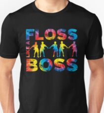 Floss wie ein Chef Tie Dye Slim Fit T-Shirt