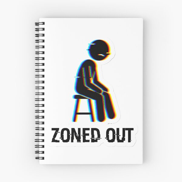 Item preview, Glitch Stickman Zoned Out Aesthetic Existential Vibe Vaporwave Art designed and sold by StickyGuys.