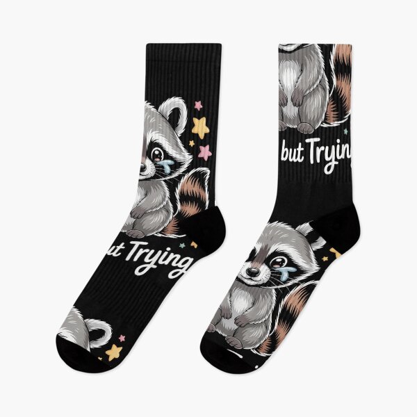 Item preview, Raccoon Funny Meme Mental Health Anxiety Depression designed and sold by SyncSusscess.