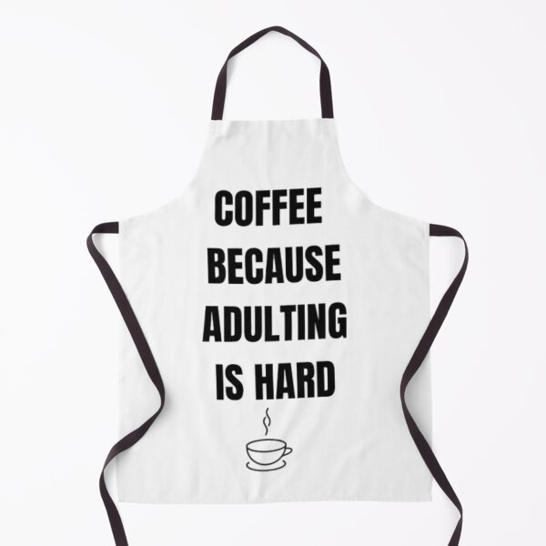 Item preview, Coffee Because Adulting ls Hard Funny Qoute designed and sold by RhobheaCreation.