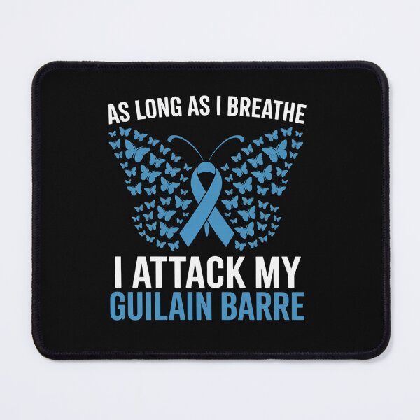 Item preview, Guillain Barre Awareness Blue Ribbon I attack my Syndrome designed and sold by Moxizz.