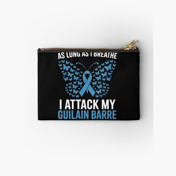 Item preview, Guillain Barre Awareness Blue Ribbon I attack my Syndrome designed and sold by Moxizz.
