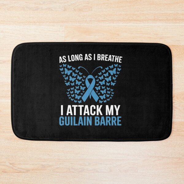 Item preview, Guillain Barre Awareness Blue Ribbon I attack my Syndrome designed and sold by Moxizz.