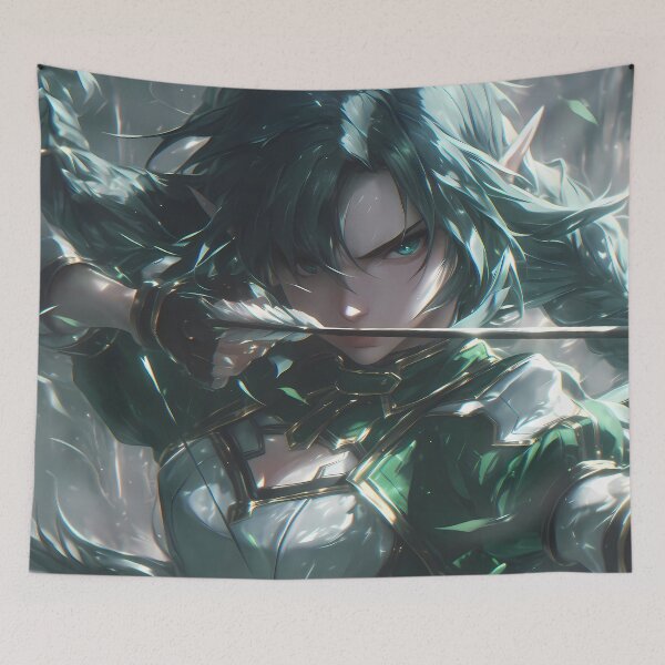 Item preview, Kirigaya Suguha Sword Art Online Anime Countryside Portrait designed and sold by Tokyonomad.