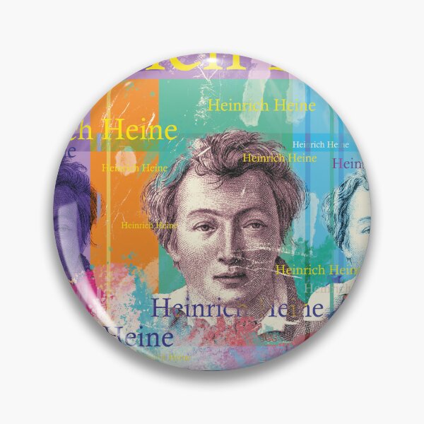 Item preview, Heinrich Heine Pop Art – Aesthetic Poet Collage designed and sold by Mauswohn.