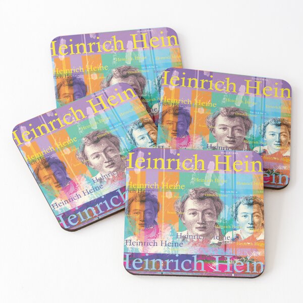 Item preview, Heinrich Heine Pop Art – Aesthetic Poet Collage designed and sold by Mauswohn.