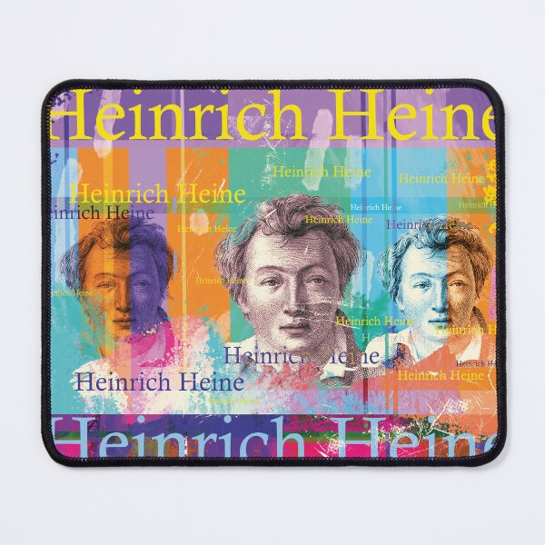 Item preview, Heinrich Heine Pop Art – Aesthetic Poet Collage designed and sold by Mauswohn.