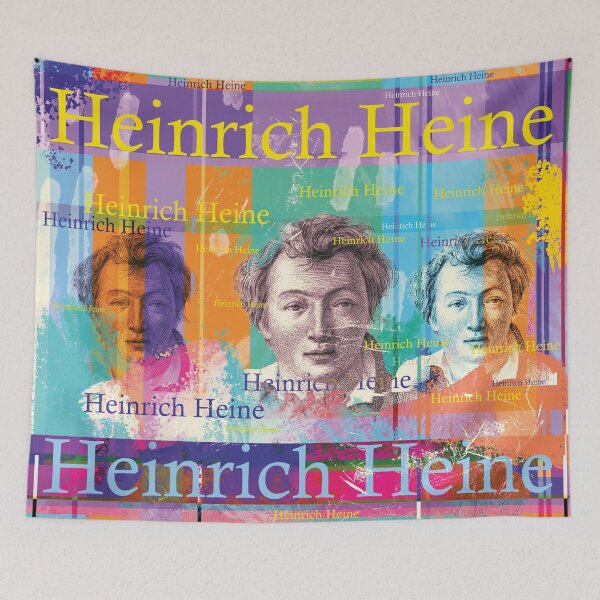 Item preview, Heinrich Heine Pop Art – Aesthetic Poet Collage designed and sold by Mauswohn.