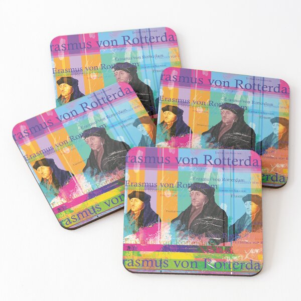 Item preview, Erasmus of Rotterdam Pop Art – Aesthetic Collage designed and sold by Mauswohn.