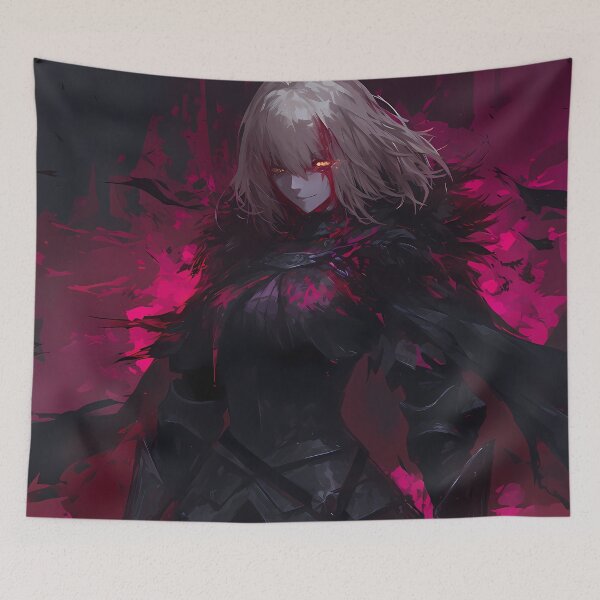 Item preview, Darc Jeanne D'Arc Fate Grand Order Anime Girl Waifu Dark Crimson Knight Aura designed and sold by Tokyonomad.