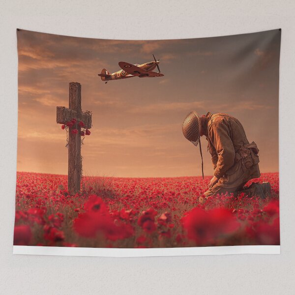 Item preview, Kneeling at the Wooden Cross designed and sold by Skyframe Aviation.