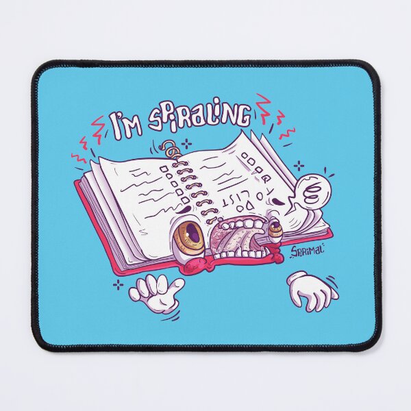 Item preview, Spiral Out - Spiral notebook pun designed and sold by SPIRIMAL.