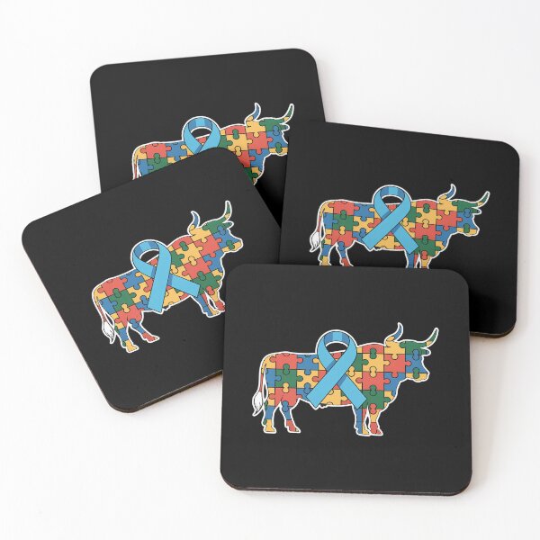 Item preview, Highland Cow Puzzle Autism Awareness Autistic Womens Mens designed and sold by Moxizz.