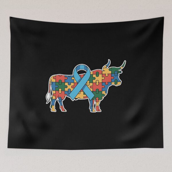 Item preview, Highland Cow Puzzle Autism Awareness Autistic Womens Mens designed and sold by Moxizz.