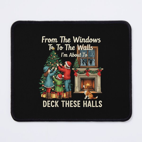 Item preview, From The Windows To The Walls Christmas Decorating Dog designed and sold by BrandyMorris.