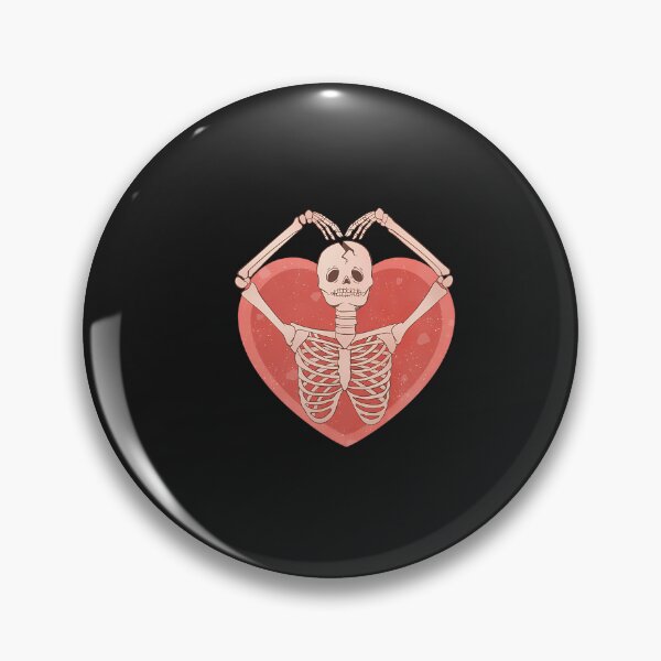Item preview, Skeleton Heart Retro Valentine designed and sold by oayuwhvzakk33.