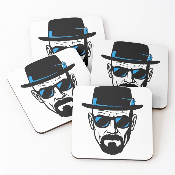 Item preview, Heisenberg: Minimalist Blue & Black Vector Icon designed and sold by VortexPix.