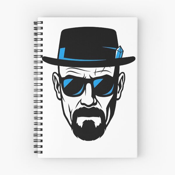 Item preview, Heisenberg: Minimalist Blue & Black Vector Icon designed and sold by VortexPix.