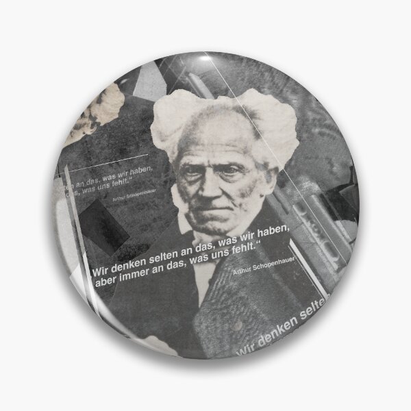Artikelvorschau, Schopenhauer Zitat – Ästhetische Philosophie Collage entworfen und verkauft von Mauswohn.