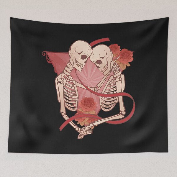 Item preview, Everlasting Love Skeleton Retro designed and sold by oayuwhvzakk33.
