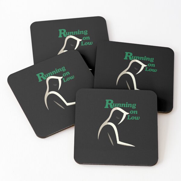 Item preview, Running on Low – Minimal Human Silhouette Low Energy Design designed and sold by AdicretorDesign.