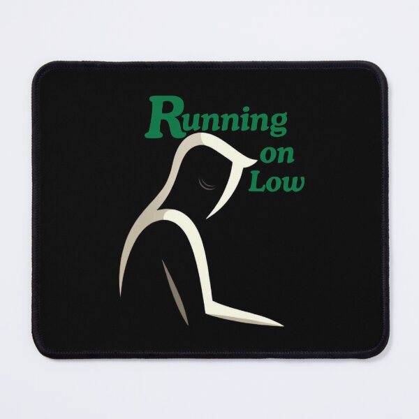 Item preview, Running on Low – Minimal Human Silhouette Low Energy Design designed and sold by AdicretorDesign.