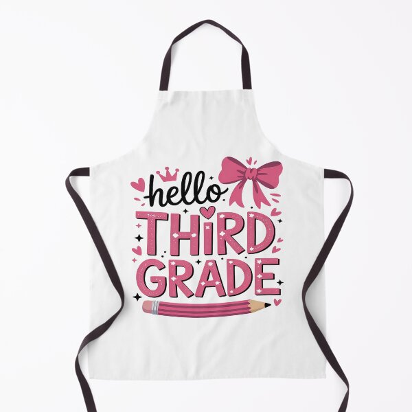 Item preview, Hello Third Grade First Day of School Coquette Teacher Girl designed and sold by Moxizz.