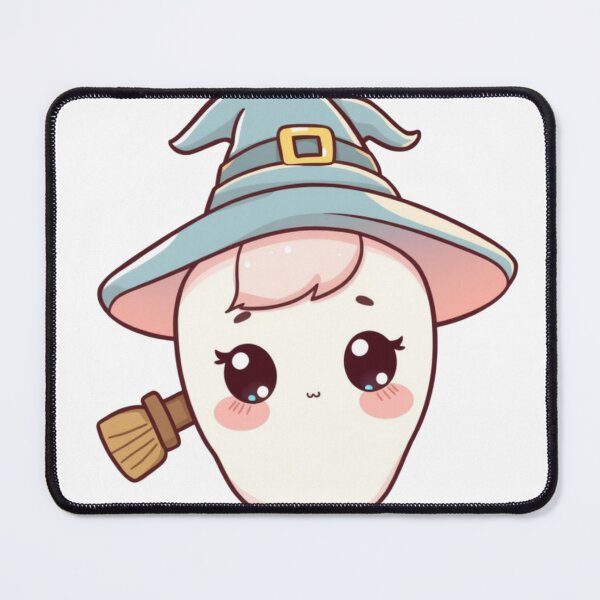 Item preview, ?‍♀️ Cute Kawaii Ghost Witch Illustration – Magical Chibi Witch PNG Art designed and sold by CozyPops.