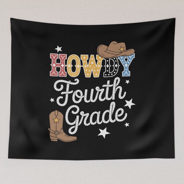 Item preview, Howdy Fourth Grade Back To School Western Teacher Student designed and sold by Moxizz.