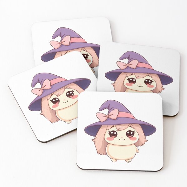 Item preview, ?‍♀️ Cute Kawaii Witch Ghost Illustration – Chibi Pastel Witch PNG Art designed and sold by CozyPops.
