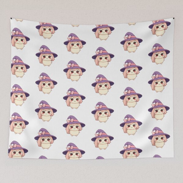 Item preview, ?‍♀️ Cute Kawaii Witch Ghost Illustration – Chibi Pastel Witch PNG Art designed and sold by CozyPops.