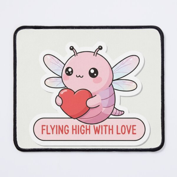 Item preview, Kawaii Pink Wasp Bee-Mine Forever Valentine Minimalist Sticker designed and sold by arup7980.