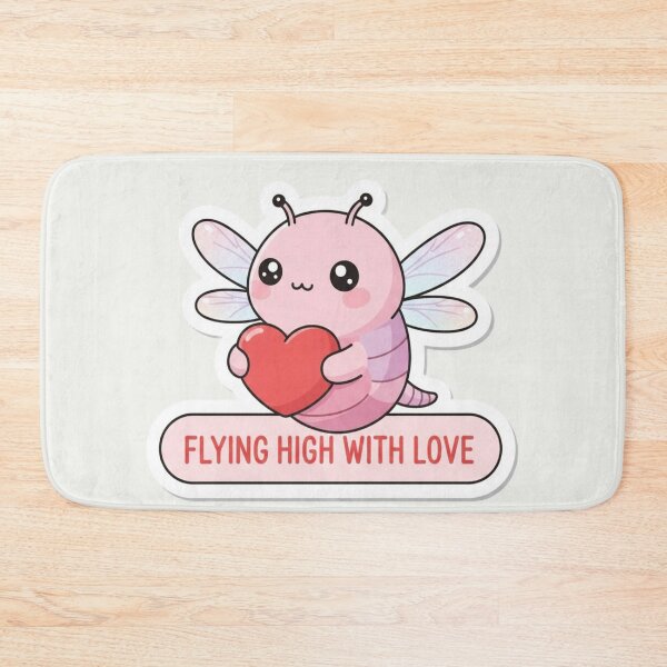 Item preview, Kawaii Pink Wasp Bee-Mine Forever Valentine Minimalist Sticker designed and sold by arup7980.