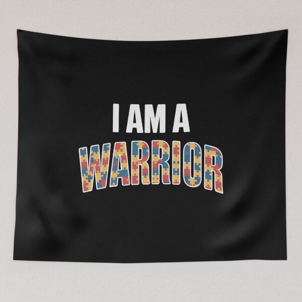 Item preview, I Am A Warrior Autism Family Shirt Autism Awareness designed and sold by Moxizz.