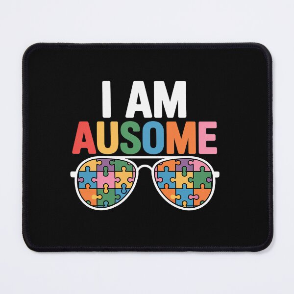 Item preview, I Am Ausome Autistic Autism Awareness Puzzle Sunglasses Kids designed and sold by Moxizz.
