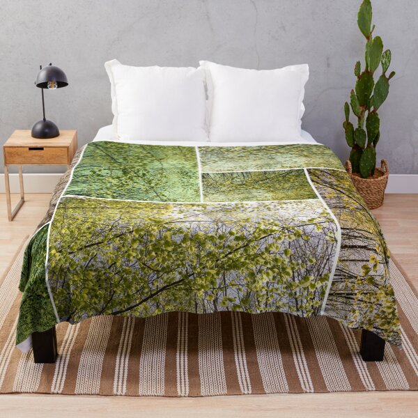 Item preview, Spring awakening forest – Aesthetic nature collage designed and sold by Mauswohn.