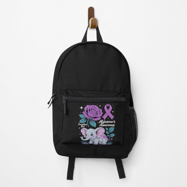 Item preview, Elephant Alzheimer's Awareness Ribbon Purple Dementia designed and sold by Rackaam.