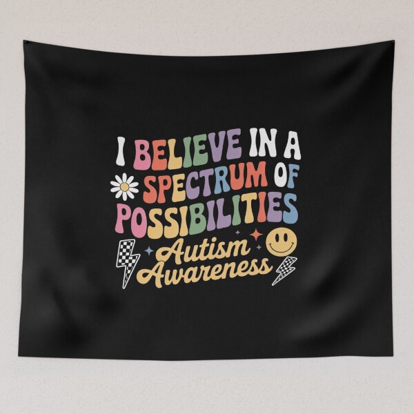 Item preview, I Believe in A Spectrum of Possibilities Autism Awareness designed and sold by Moxizz.